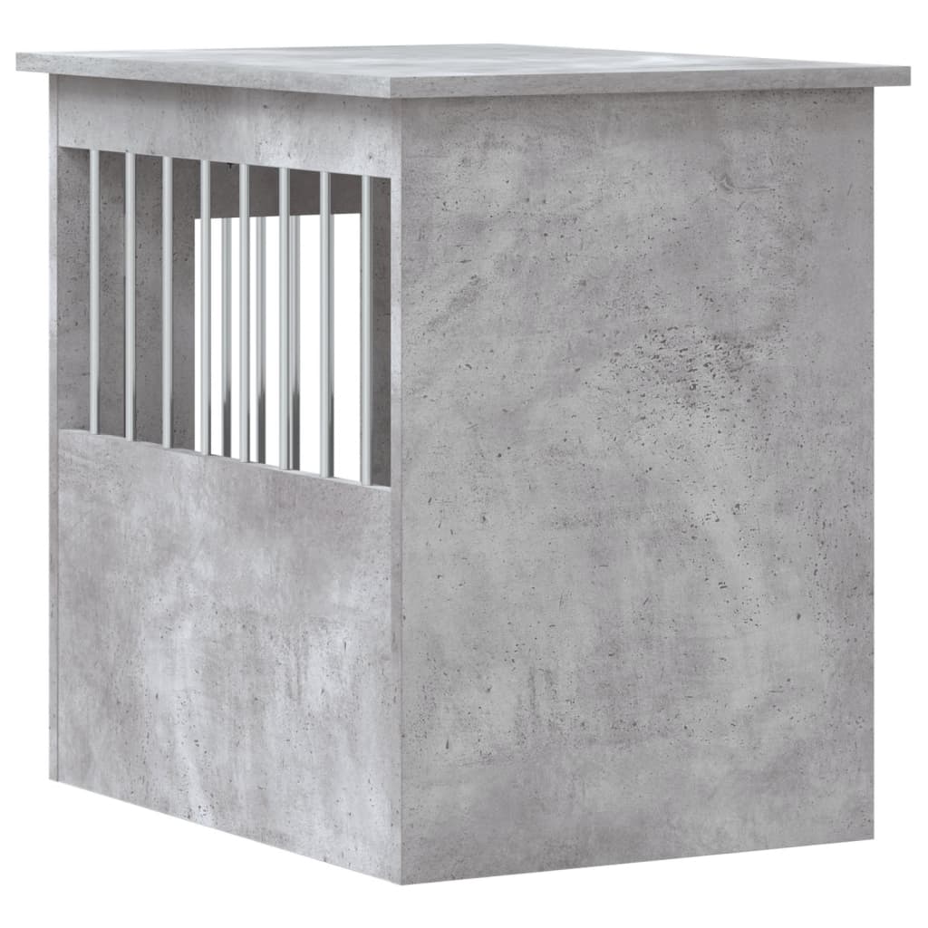 hundebur 45x62x59 cm konstrueret træ betongrå