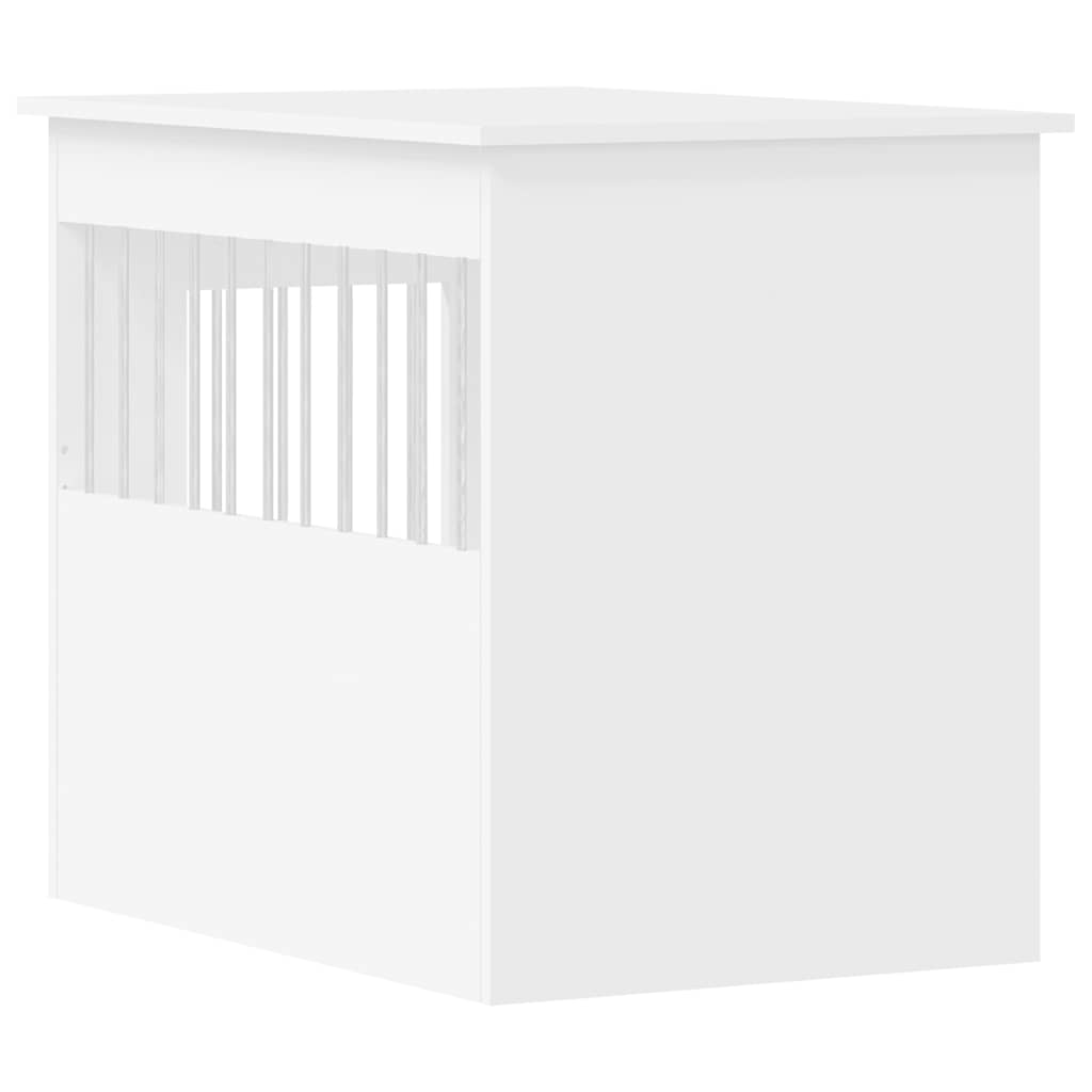 hundebur 55x80x68 cm konstrueret træ hvid