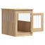 hundebur 55x80x68 cm konstrueret træ sonoma-eg