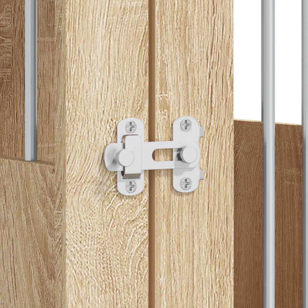 hundebur 64,5x80x71 cm konstrueret træ sonoma-eg