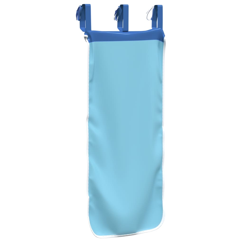 gardiner med tårn til højseng polyester blå