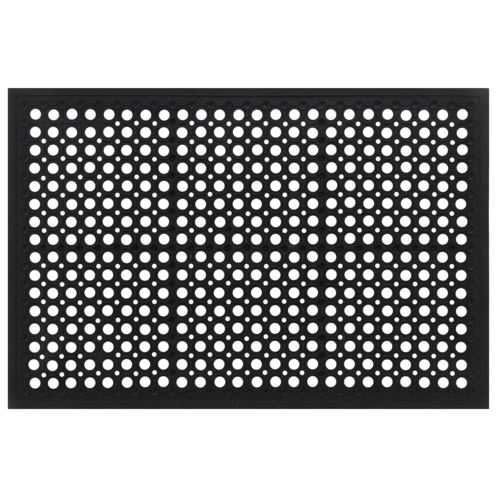 dørmåtte 60x90 cm rektangulær gummi