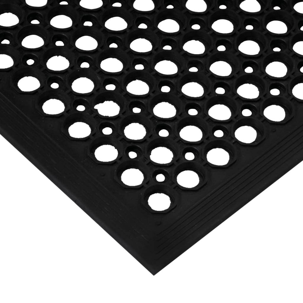dørmåtte 60x90 cm rektangulær gummi