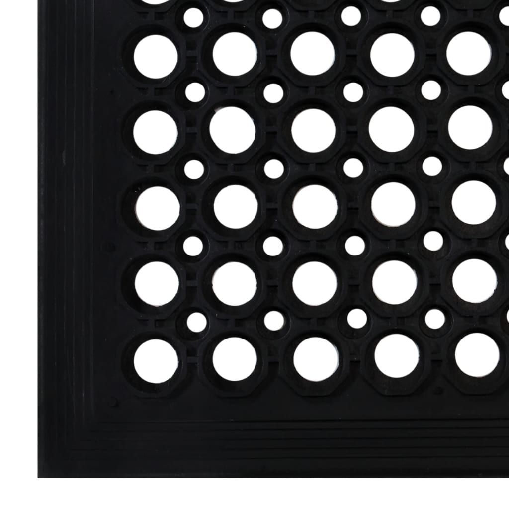dørmåtte 60x90 cm rektangulær gummi