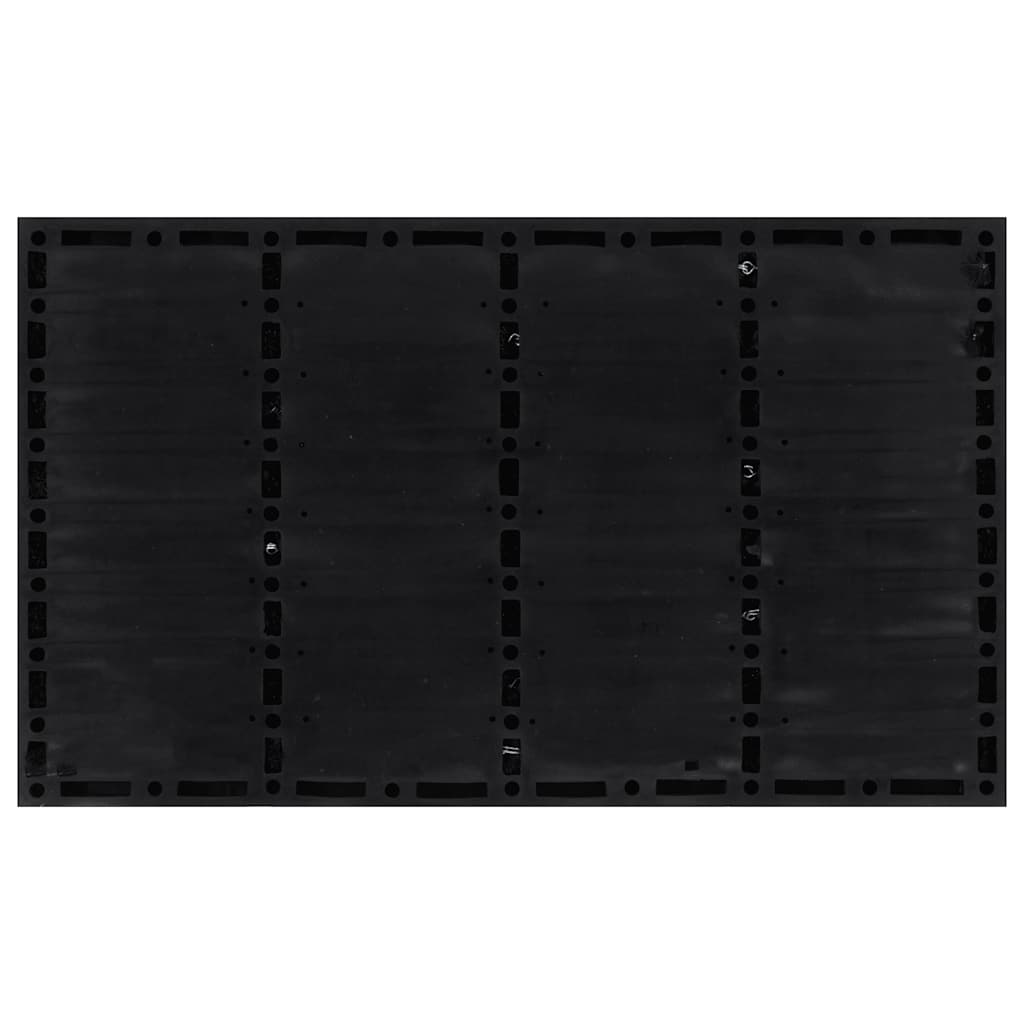 dørmåtte 45x75 cm rektangulær gummi og coir