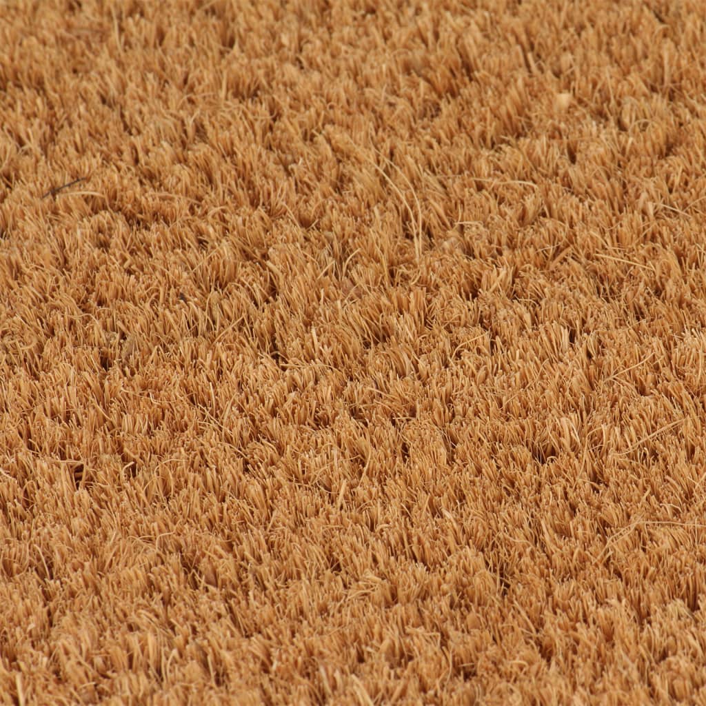 dørmåtter 2 stk. 40x60 cm tuftet coir naturfarvet