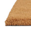 dørmåtte 60x90 cm halvrund tuftet coir naturfarvet