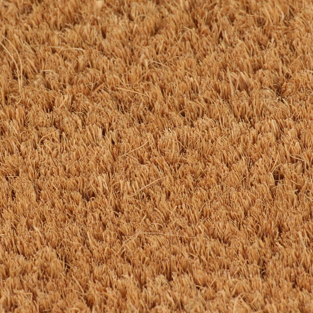 dørmåtte 65x100 cm tuftet coir naturfarvet