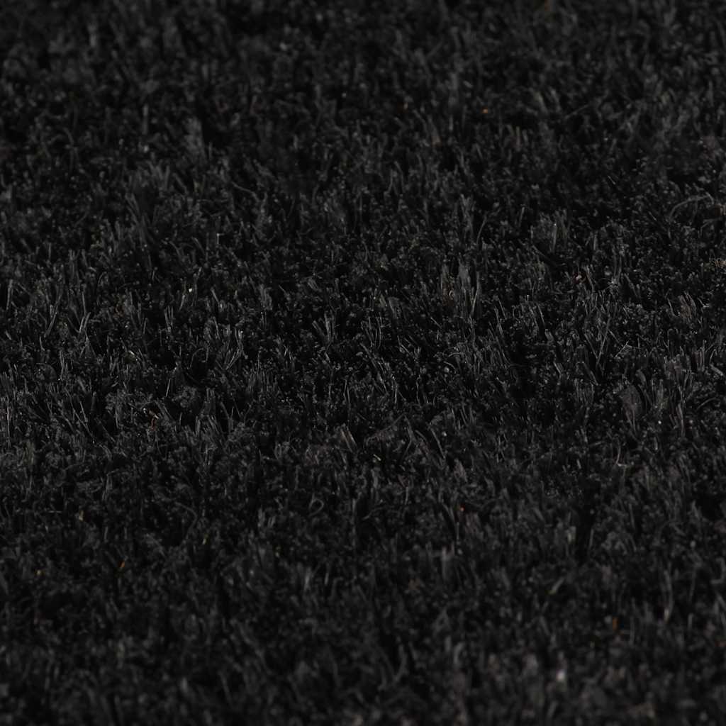 dørmåtter 2 stk. 40x60 cm tuftet coir sort