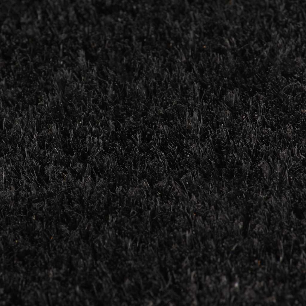 dørmåtter 5 stk. 40x60 cm tuftet coir sort