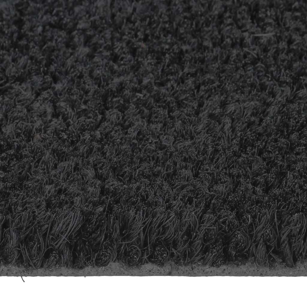 dørmåtte 50x80 cm tuftet coir sort