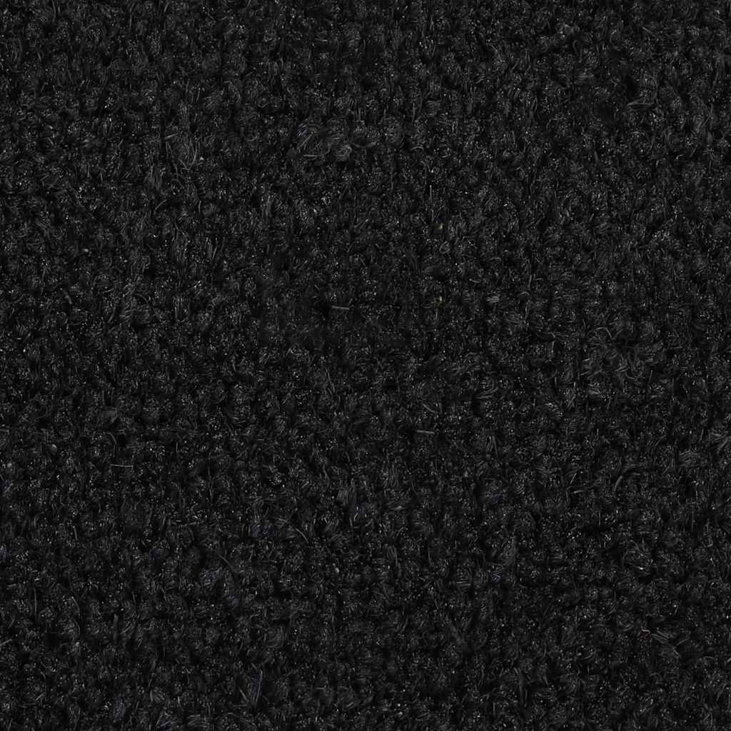 dørmåtte 60x90 cm tuftet coir sort