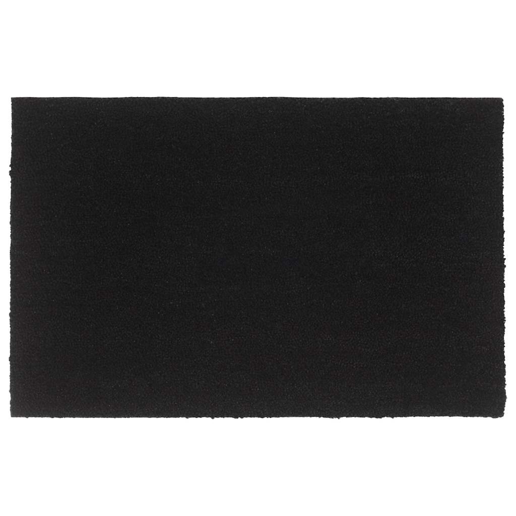 dørmåtte 65x100 cm tuftet coir sort
