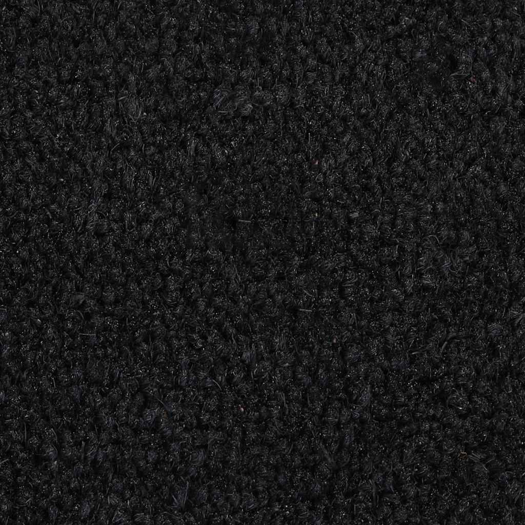 dørmåtte 65x100 cm tuftet coir sort