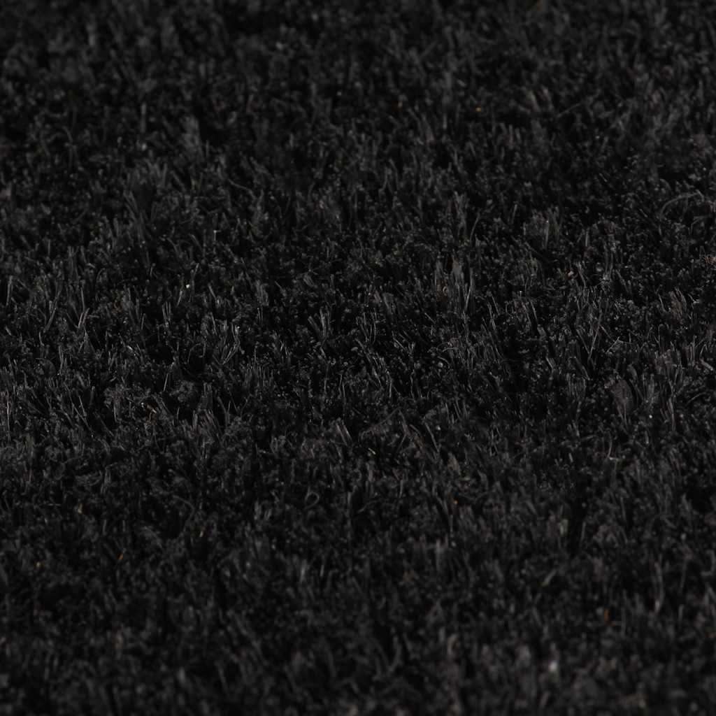 dørmåtte 80x100 cm tuftet coir sort