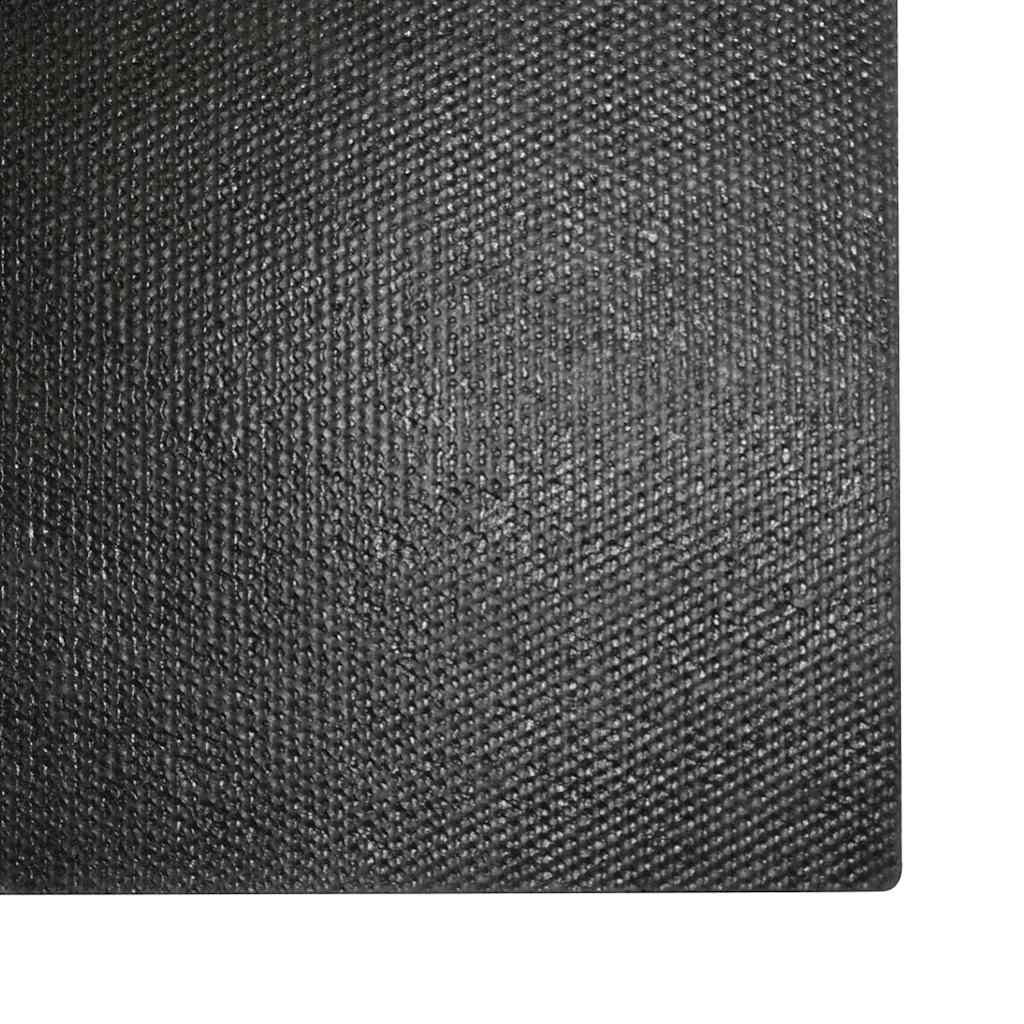 dørmåtte 100x300 cm tuftet coir sort