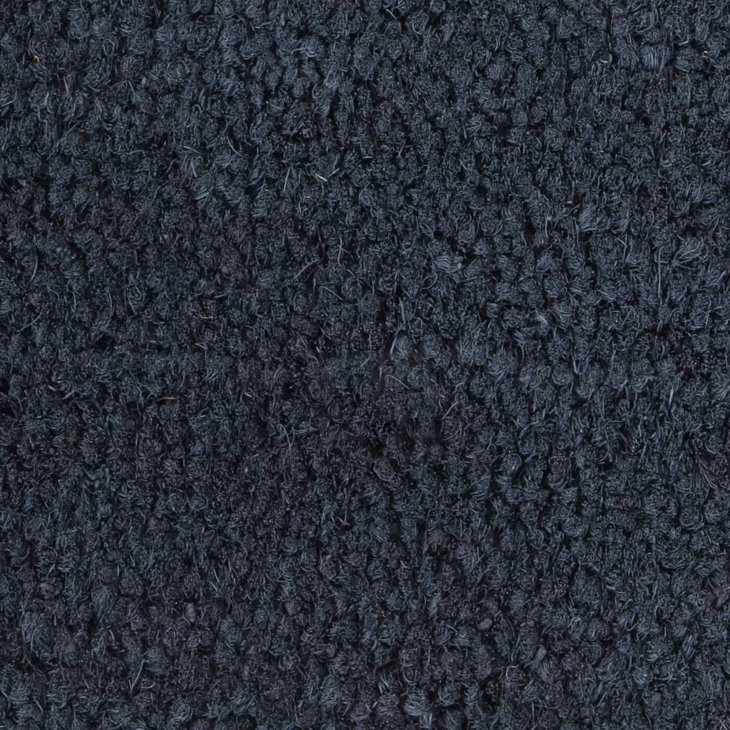 dørmåtter 2 stk. 40x60 cm tuftet coir mørkegrå