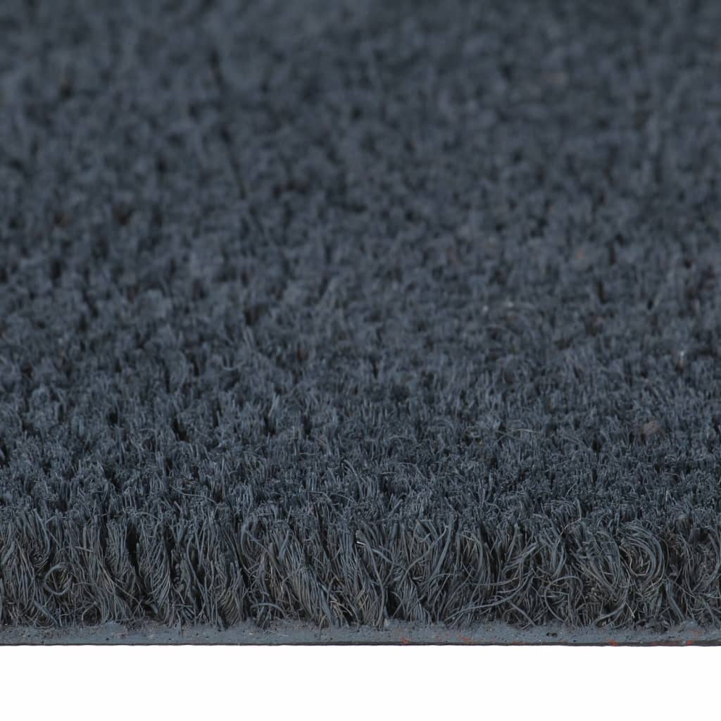 dørmåtte 80x100 cm tuftet coir mørkegrå