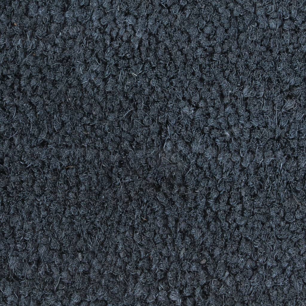 dørmåtte 100x200 cm tuftet coir mørkegrå