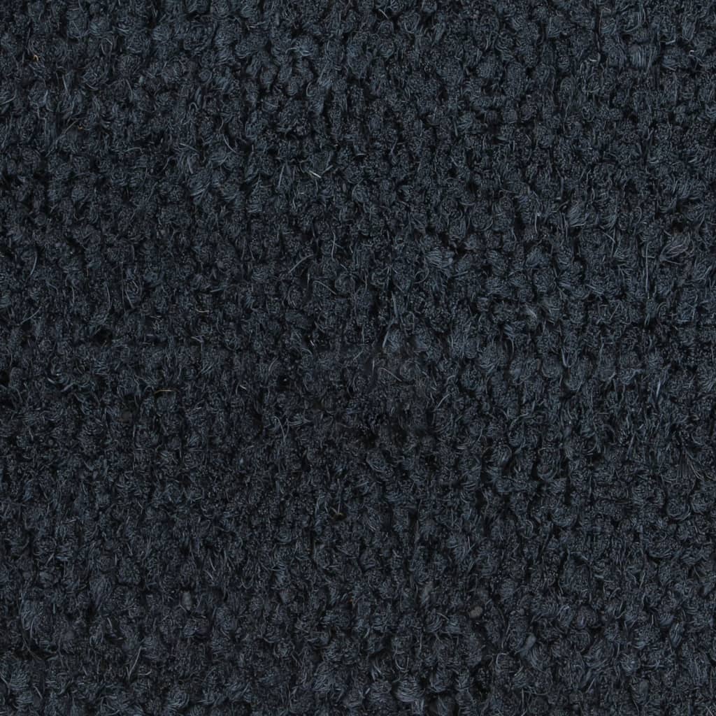 dørmåtte 100x300 cm tuftet coir mørkegrå