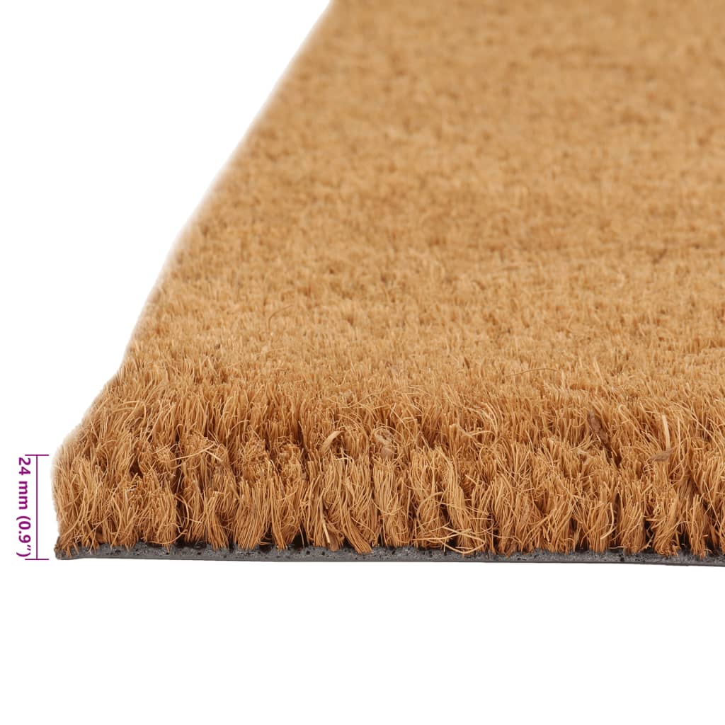 dørmåtte 50x80 cm tuftet coir naturfarvet