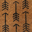 dørmåtte 45x75 cm tuftet coir naturfarvet