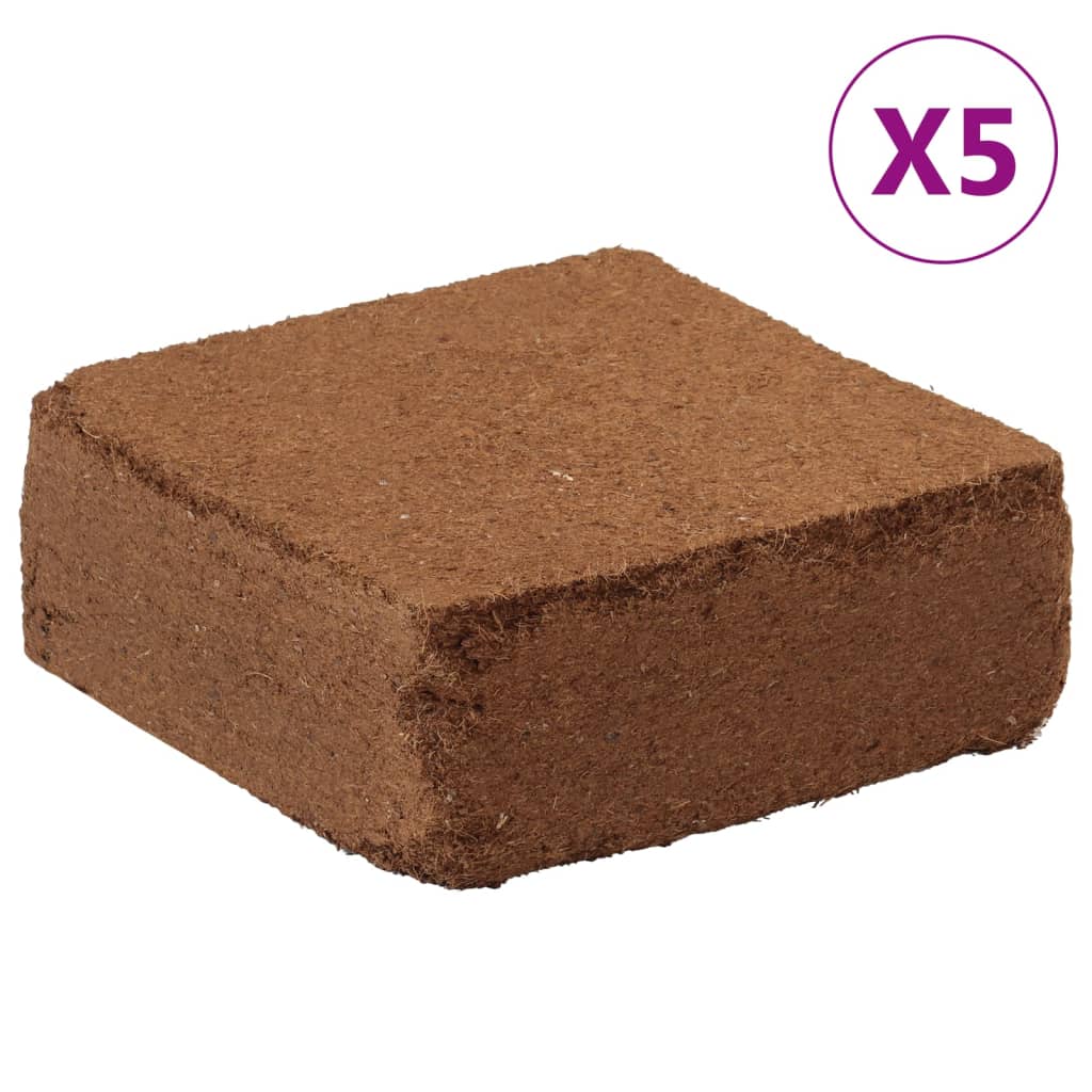 kokosblokke 5 stk. 5 kg pr. stk. 25 kg i alt