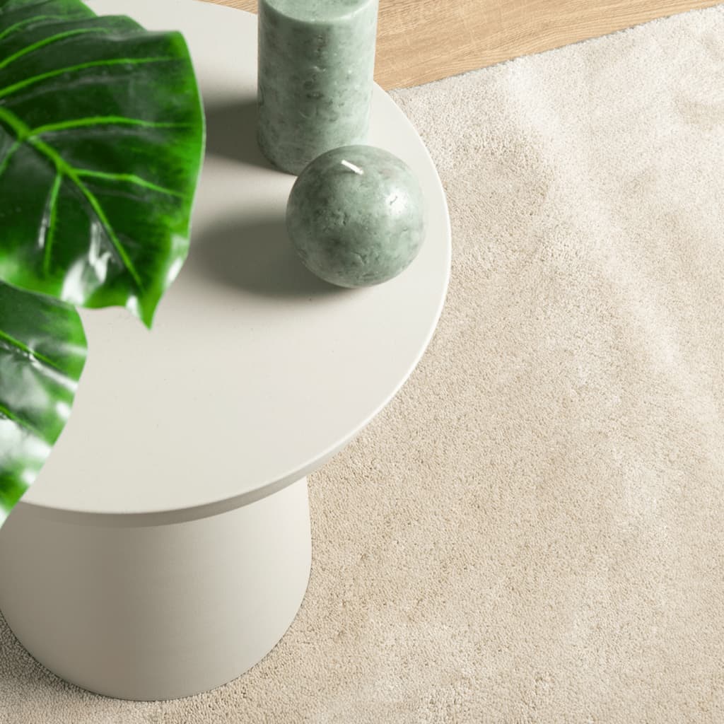 gulvtæppe OVIEDO 200x280 cm kort luv beige