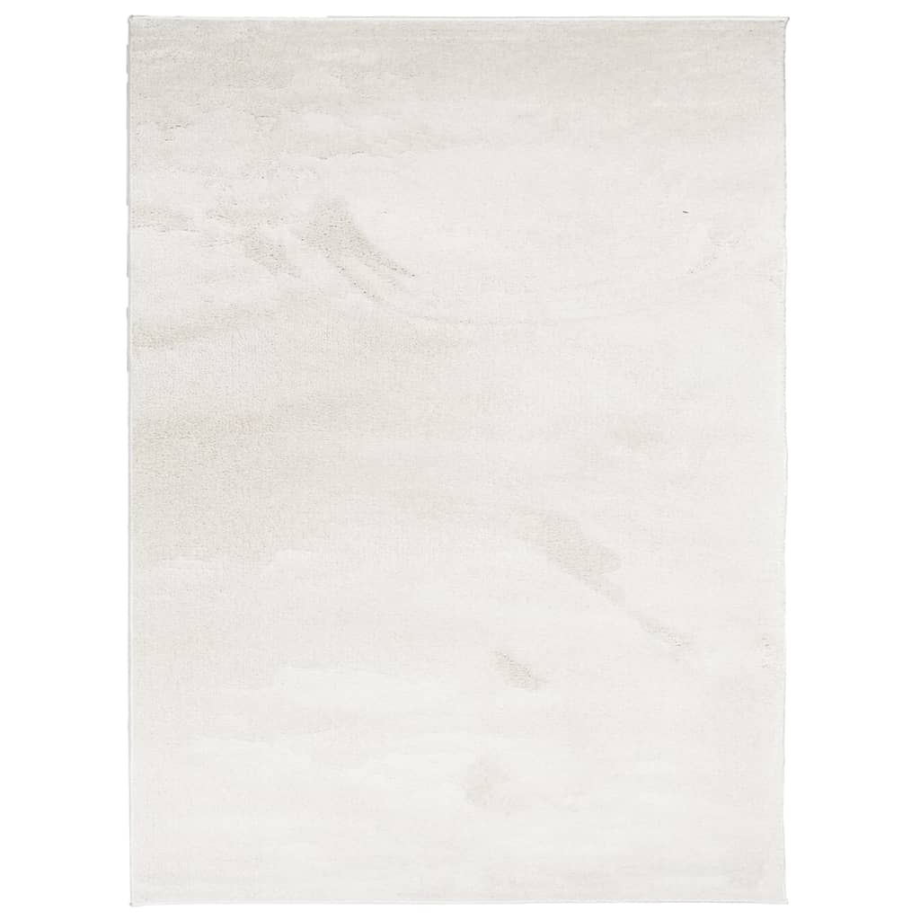 gulvtæppe OVIEDO 240x340 cm kort luv beige