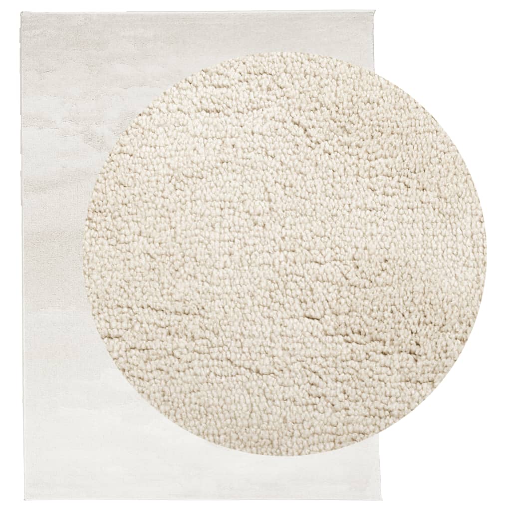 gulvtæppe OVIEDO 240x340 cm kort luv beige