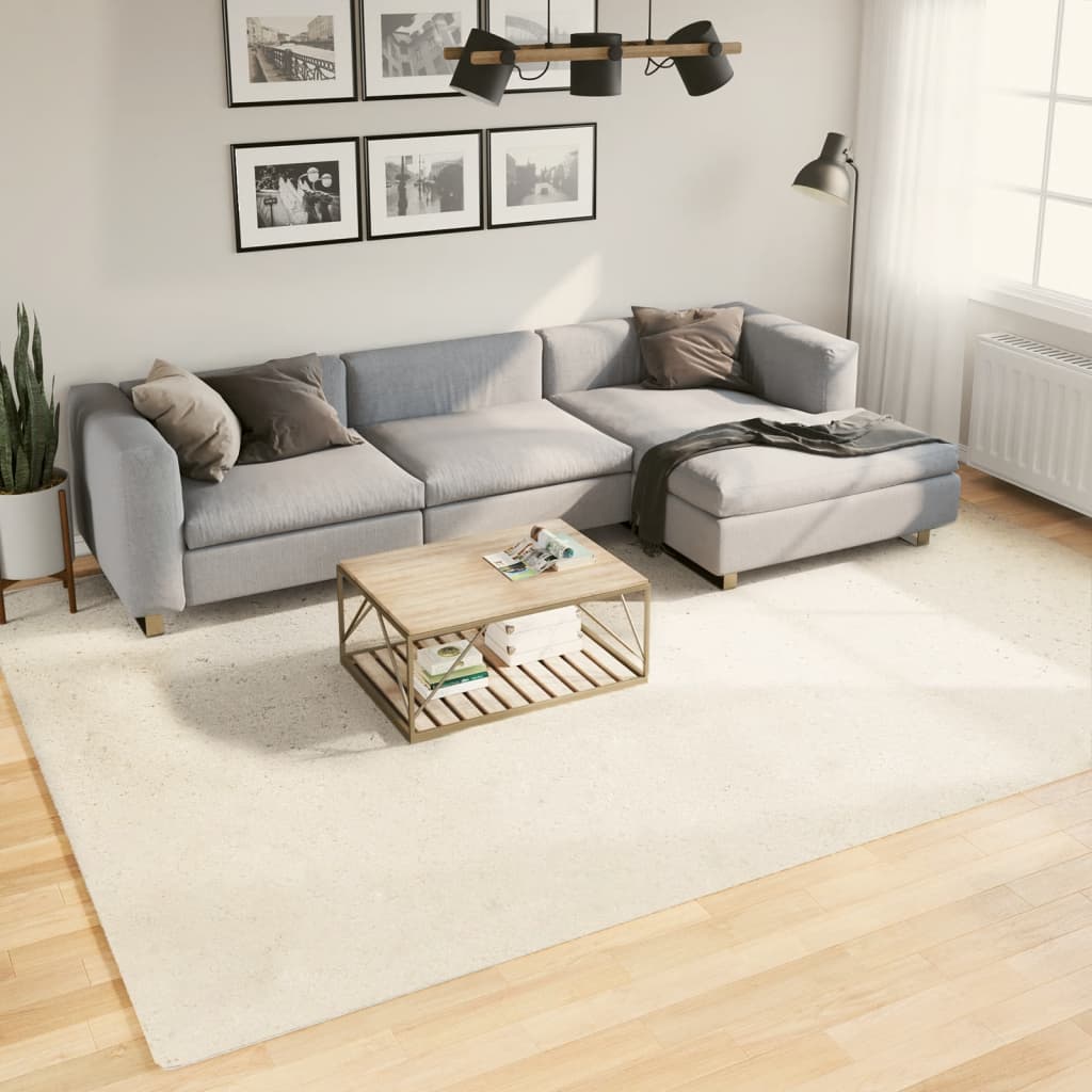 gulvtæppe OVIEDO 240x340 cm kort luv beige