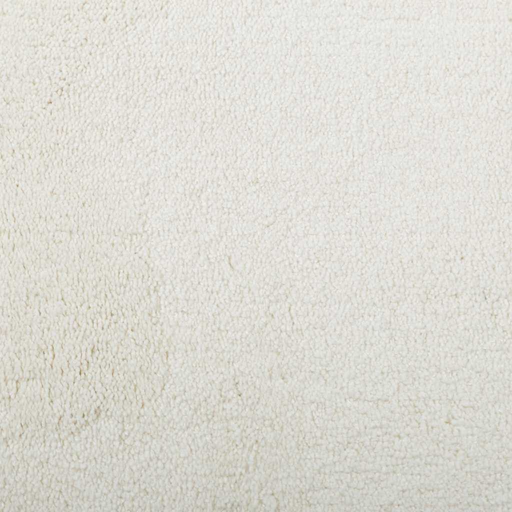 gulvtæppe OVIEDO 200x200 cm kort luv cremefarvet