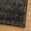 gulvtæppe ISTAN 80x150 cm lang luv skinnende look antracitgrå