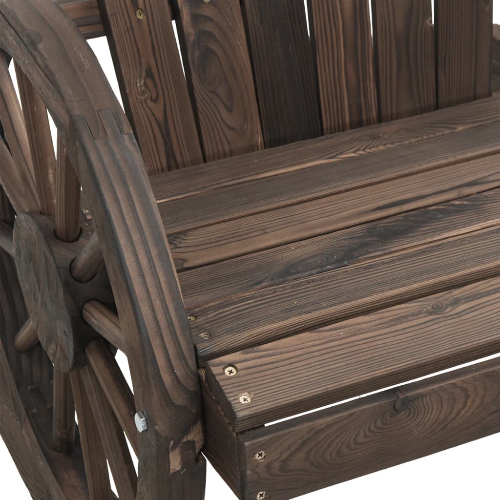 Adirondack-gyngestole 2 stk. massivt grantræ