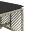 haveskamler 4 stk. med hynder 41x41x36 cm polyrattan lysegrå