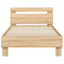 sengeramme m. sengegavl 90x190 cm uden madras sonoma-eg