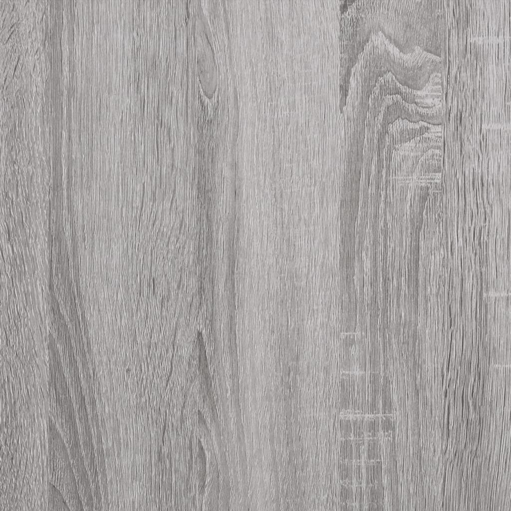 sengeramme m. sengegavl 75x190 cm konstrueret træ grå sonoma-eg