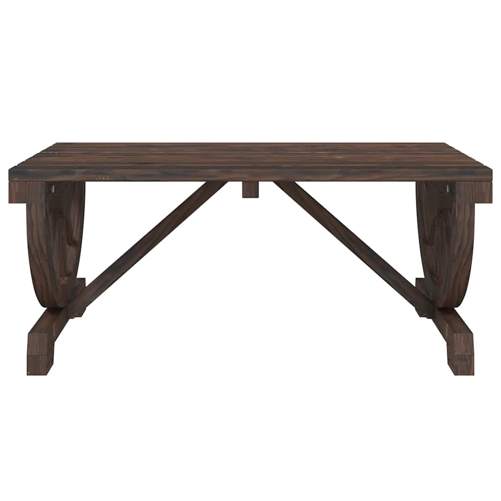 havebord 90x50x40 cm massivt grantræ