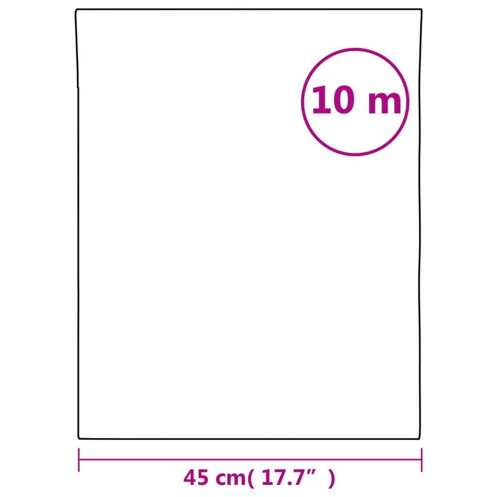 vinduesfolie 45x1000 cm stribet PVC mattere