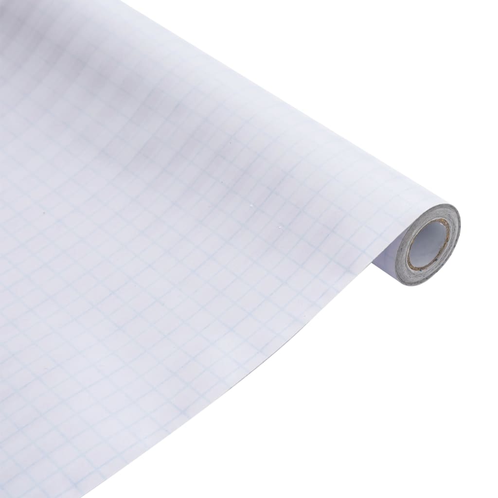 vinduesfolie 45x2000 cm stribet PVC matteret