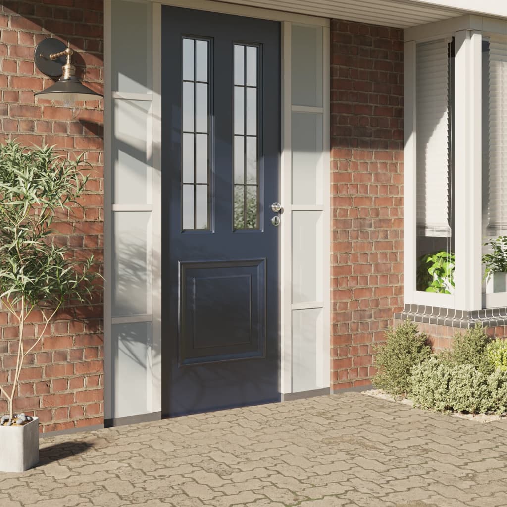 vinduesfolie 45x2000 cm stribet PVC matteret