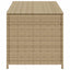 opbevaringsboks til haven 190 l polyrattan beige