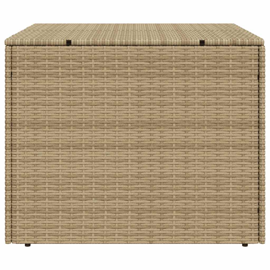 opbevaringsboks til haven 291 l polyrattan beige