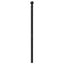 udskiftningsgavl 200 cm metal sort