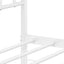 sengeramme med sengegavl 150x200 cm metal hvid