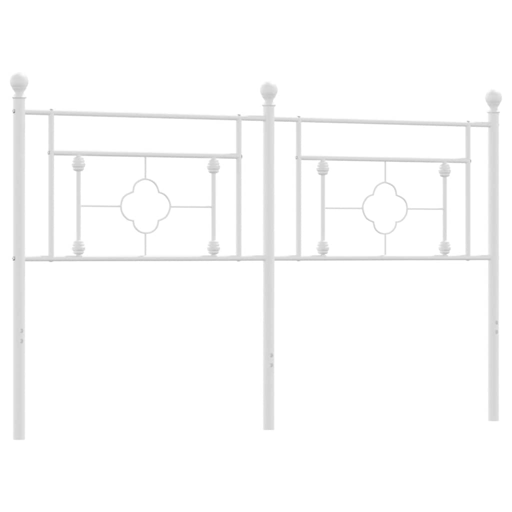udskiftningsgavl 160 cm metal hvid