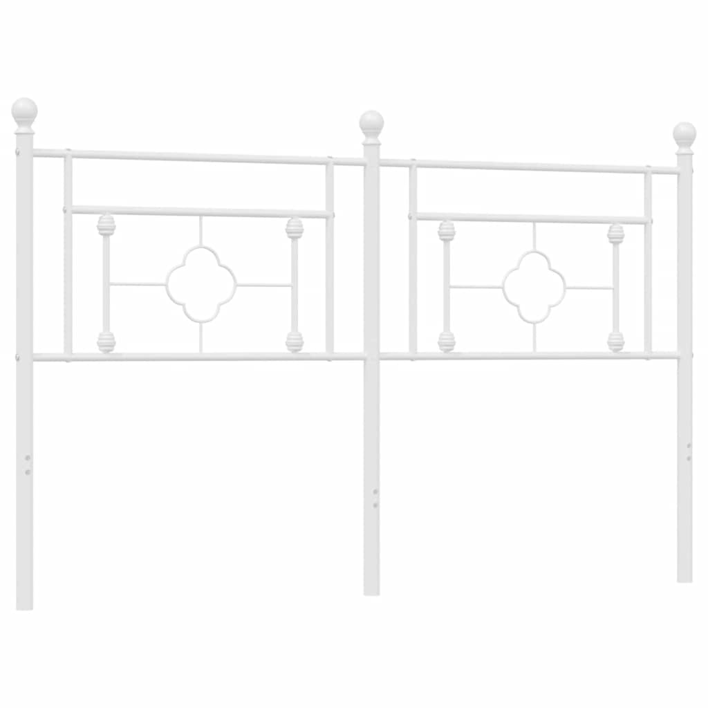 udskiftningsgavl 160 cm metal hvid