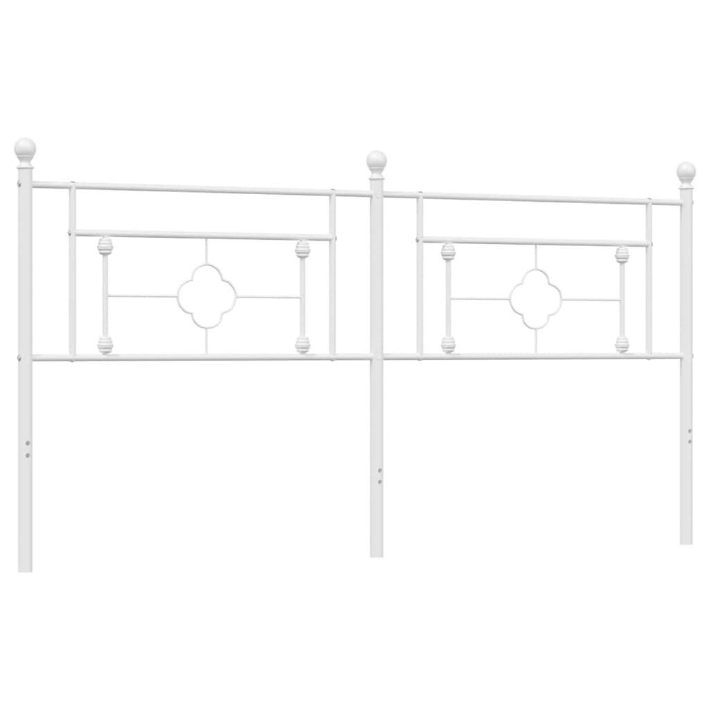 udskiftningsgavl 180 cm metal hvid