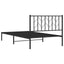 sengeramme med sengegavl 107x203 cm metal sort