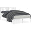 sengeramme med sengegavl 120x190 cm metal hvid